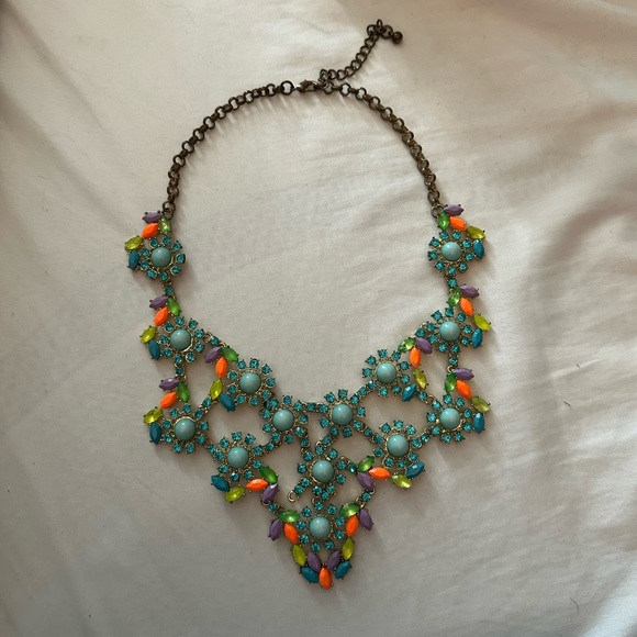 Gorgeous Colorful J. Crew Statement Necklace - Picture 3 of 8